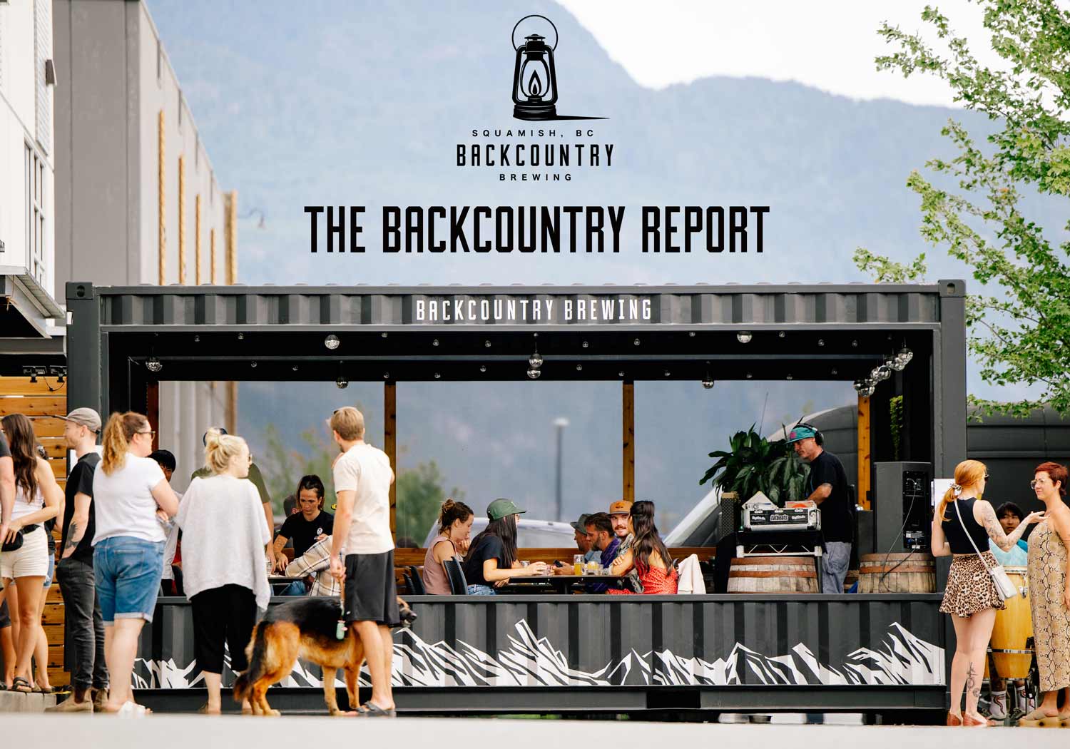 The Backcountry Report Summer 2024 - Featured Title Image - Patio party outdoors on premises